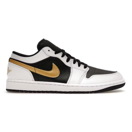Jordan 1 Low Gold Swoosh